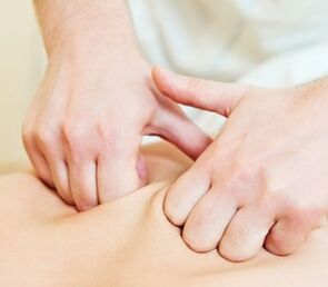 Manuálna terapia na liečbu osteochondrózy